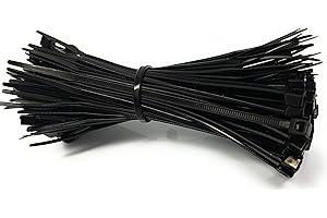 Zestaw 100 opasek do kabli Reulin - 100 x 2,5 mm - czarne