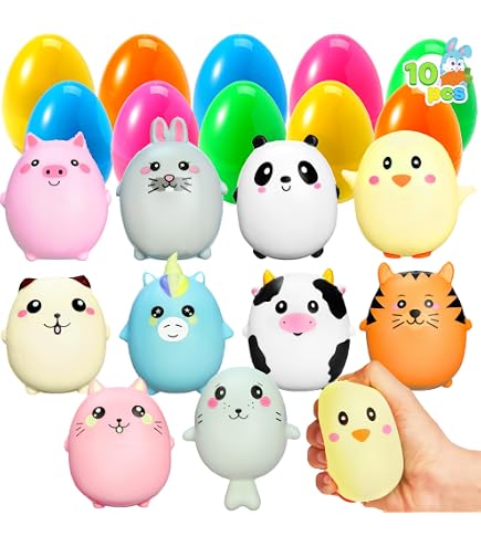 24 Gefüllte Ostereier Mit Mini-Hasen – Für Ostereiersuche, Party-Geschenke Oder Osterkorb-Füller