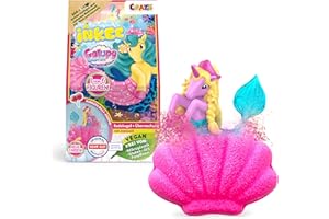 INKEE GALUPY MERMAID – Bomba de Baño Infantil con Figura de Sirena y Aroma Dulce – Bath Bomb Niños en Forma de Concha con Espuma y Sales de Baño Relajantes