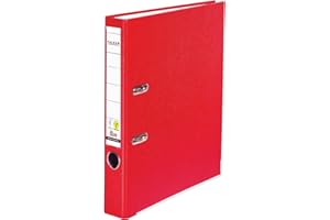 Falken Segregator PP-Color segregator biurowy z tworzywa sztucznego A4 wąski 5 cm czerwony. Wyprodukowano w Niemczech. Segregator Wegański Vegan Segregator szczelinowy Segregator z mechanizmem