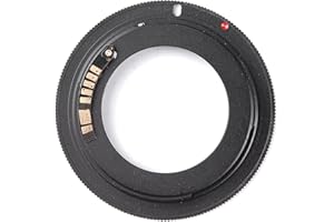 Tinxi Objektivadapter M42 auf Canon EOS mit Autofokus AF Chip Bestätigung für Canon EOS 1D 1Ds u.s.w.