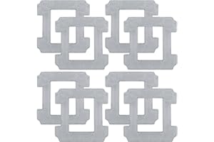 Geoviizon 8 panni per la pulizia, compatibili con ECOVACS WINBOT W2 Omni / W2, robot per la pulizia delle finestre, parti di ricambio, mocio in microfibra lavabile, panni riutilizzabili