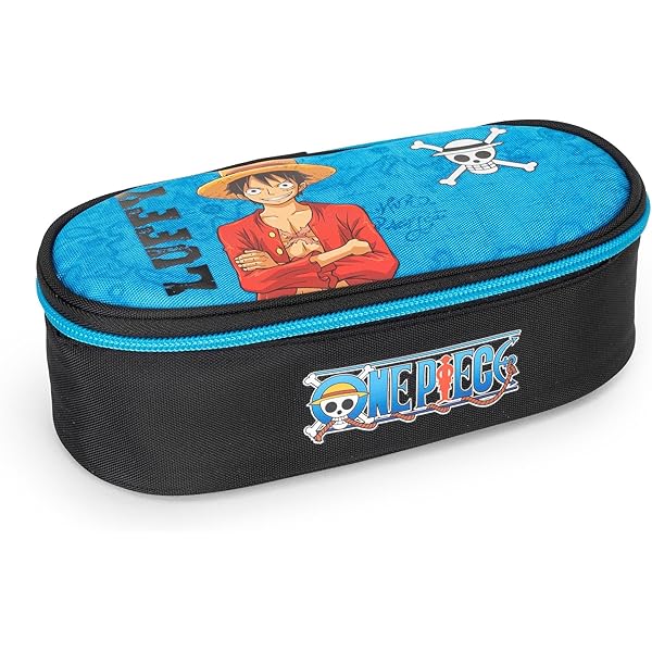 Astuccio One Piece Ropes-Astuccio Trick FAN 2.2 - Nero, 23x11 Cm - 3 Scomparti Con Cerniera - Materiale Resistente Ripstop - Foto 11