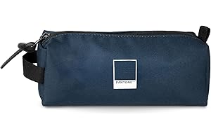 OSAMA PANTONE Urban - Astuccio Scuola Ufficio Lavoro Portaoggetti 20,5x7,5x6 Poliestere, Astuccio Bambina Bambino, Ragazzi e Adulti Porta Oggetti Portapenne, Porta Cancelleria e Cartoleria, Astucci con Zip