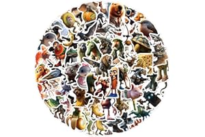 CUMNVULNT 100 Stück Italian Brainrot Sticker, Tung Tung Tung Tung Sahur Anime Sticker, Wasserdichte Lustige Aufkleber für Laptop, Fenster, Tagebuch, Skateboard, Koffer & mehr