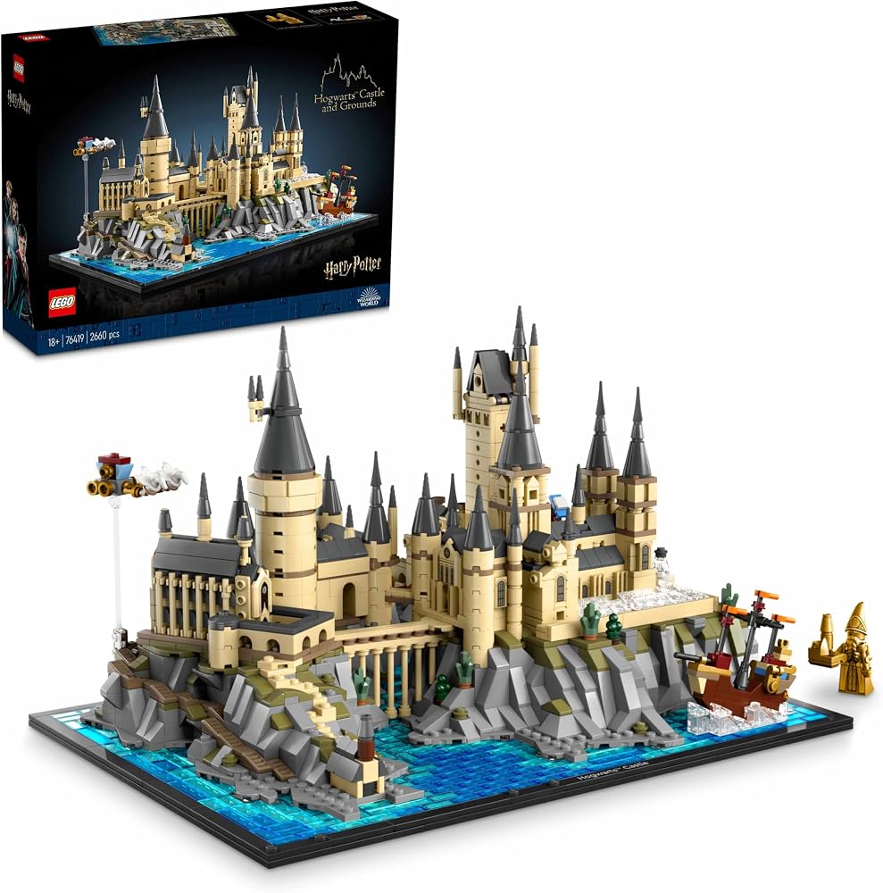 LEGO Harry Potter Hogwarts Şatosu ve Bahçesi 76419 | Yetişkinler için Heykel Minifigürü İçeren Yaratıcı Model Yapım Seti, Hediye Fikri (2660 Parça)