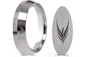 KNODOS Juego de embudo dosificador de café espresso de 54 mm y pantalla de disco magnético anillo dosificador de café y filtro para portafiltros compatible con cesta de portafiltro Breville de 54 mm