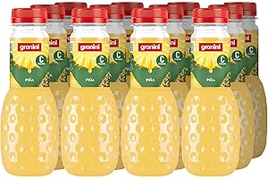 Granini - Néctar de Piña a partir de Zumo de Piña Pack 12 x 330ml Clásicos