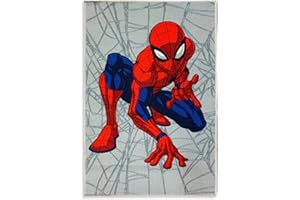 Nada Home Tappeto Antiscivolo cameretta Bambini Marvel Spiderman 80x120 cm 4953