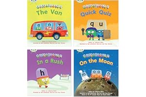 Learn to Read at Home with Bug Club Phonics Alphablocks: Phase 3 - Reception term 2 (4 fiction books) Pack A (Phonics Bug)
