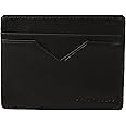Perry Ellis Men's Portfolio Card Case with a Sliver Tone Logo Credit Holder