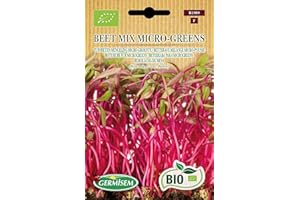 Germisem Orgánica Beet Mix Micro-Greens Semillas de Nabo Rojo 10 g