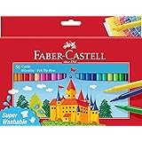 Faber-Castell 554204 - Pennarello Castle, confezione da 50 pezzi in cartone