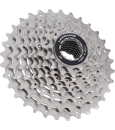 Cassette VTT BIKECO – 8 à 13 Vitesses, 11-46T, Acier Chromé, Compatible Shimano/Sram (hors XD), Outil De Montage Inclus