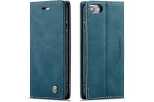 QUQUCHENG123 Ququcheng - Carcasa Compatible con iPhone 6/7/8/SE 2020(4.7), Funda de Piel con Tapa y Funda magnética para Parachoques