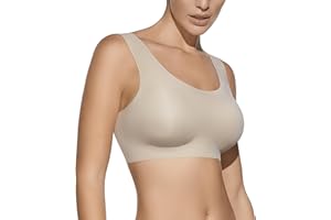 Selene, Sujetador Mujer Escote en U, Brassiere Sin Costuras y Aros, con Relleno Extraíble, Colección Olivia
