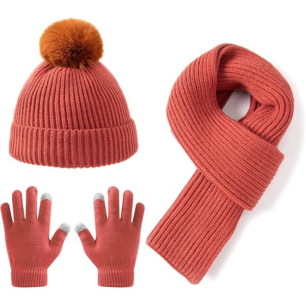 Set Invernale Bambini 3 Pezzi - Cappello, Sciarpa E Guanti Con Pompom - Foto 6