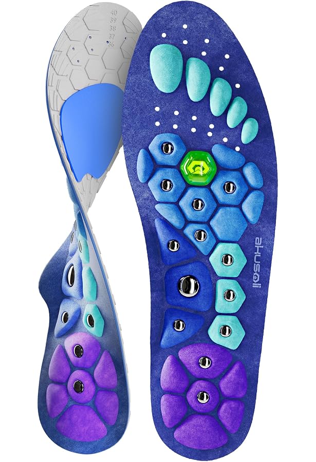 Semelles Orthopédiques VALSOLE - Soutien Voûte Plantaire | Fasciite Plantaire Pieds Plats