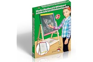 BAKAJI BBQ Collection Marionette Wooden Toys 85499 - Black and Whiteboard aus Holz