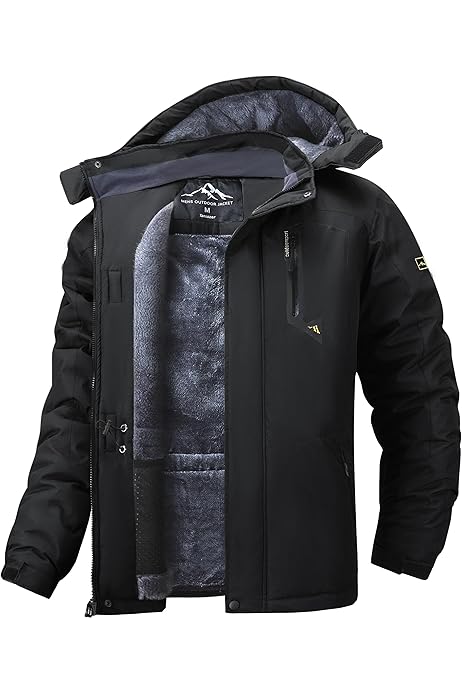 Winter Jacket Giacca Invernale Uomo Impermeabile Cappotto Con