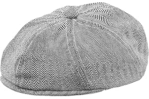 mintgreen Sombreros Gorras Bebés Niño, Recién Nacido Vendedor de Periódicos Gorra Vintage Tweed Plano Sombrero de Panadero