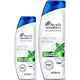 Head & Shoulders Menthol Refresh Anti-Dandruff Shampoo for Itchy Scalp, 400 ml + 200 ml