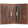 SKiDE Small Wallet | Credit Card Holder | Minimalist Wallet & Card Holder for Men Slim | Small Purse for Men & Card Holder Leather for Men | 7 Card Slots & 2 Currency Compartment (Tan Hunter)
