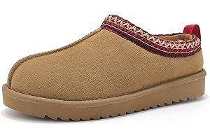 Meik Mangni Chaussons Femme Chaud Pantoufles de Maison Hiver Chaussons en Peluche Chaussures Imperméables Slippers Intérieur extérieur 36-43 EU