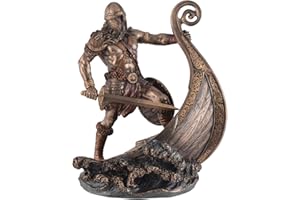 VOGLER JOH. VOGLER GMBH Wikingowie na dziobie statku smoka - brązowane i barwione przez Veronese