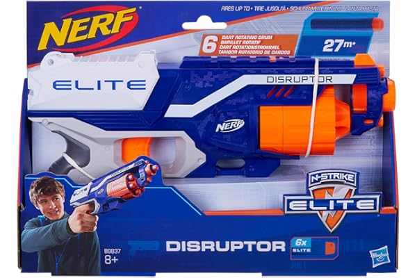 Nerf Elite Disruptor et 6 Flechettes Elite Officielles