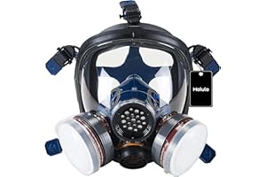 HOLULO Respirator Mask,Full Face Masks With Filters Dust Mask