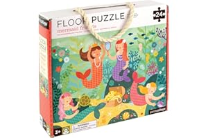 Petit Collage Floor Puzzle , Mermaid Friends