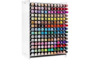 Yrangee 180 Stifte Organizer Schreibtisch, Stifthalter für Schreibtisch Aufbewahrung Bleistifte Buntstifte Marker Kleine Künstler Schminktisch Aufbewahrungsbox aus Holz für Zuhause Büro Schule