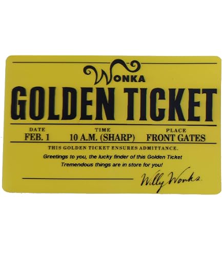 37 Wonka Golden Ticket Royalty-Free Images, Stock Photos & Pictures