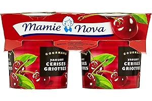 Mamie Nova Yaourts sucrés à la cerise - Les 2 pots de 150g
