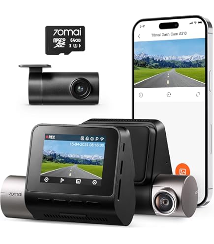 REARMASTER Dash Cam Telecamera Cavo Di Alimentazione Con Interruttore