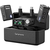 Saramonic Ultra 01 32 Bit 2 Kişilik Kablosuz Yaka Mikrofonu