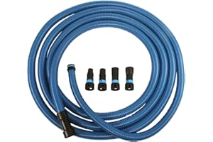 Cen-Tec Systems 95215 Quick Click 9 Metre Antistatic Vacuum Hose with Four Piece Power Tool Adaptor Set