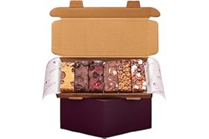 Simply Cake Co. - Vegan Brownie & Bakes Selection - 6 Piece - Luxury Treats - Brownies & Rocky Road - Gluten-free & Soy Free - Gooey & Delicious - Made with Premium Ingredients