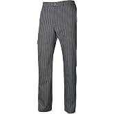 VELILLA Multi-pocket Checkered Kitchen Trouser Unisex Adult Chef Pants