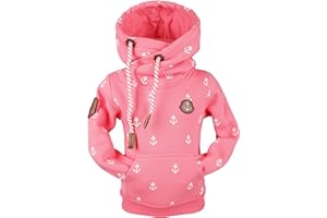 VIN TE SEZON Kinder Kapuzenpullover Mädchen Sweatshirt Hoodie Warmer Fleece Pulli Unicorn Einhorn Anker 86-116