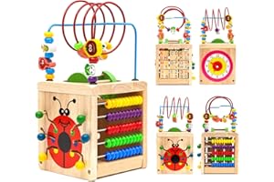 Arkyomi Montessori - Cubo de habilidades motoras para niños a partir de 1 año