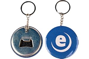 Enterprise Products - Fournitures pour badges porte-clefs/ouvre-bouteille - 250 pièces - 58mm