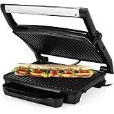 Princess Contact Grill, 30 x 24 cm, 2000 W, Floating Lid | Non-stick coating, grease tray, non-slip base, 01.112415.01.001