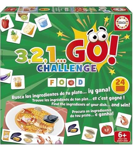 Educa - 3,2,1… GO Challenge Oca | Dove sono le occasioni? Controllalo per procedere con le case del percorso e GANA! | da 2 a 4 giocatori a partire da 6 anni (19420