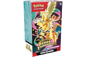 Pokémon : Lot de boosters Méga-Évolution – Héros Transcendants (6 boosters)
