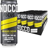 NOCCO Grand Sour 12-pack, 330ml - Bebida Energ&eacute;tica Sin Az&uacute;car con Vitaminas B6 y B12, Sabor Manzana, Mel&oacute;n y Rambut&aacute;n Ex&oacute;tic