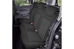 Accesorionline Fundas de Asiento para Proace City Desde 2019-100% A Medida 2-5plazas (5plazas (Traseras 1+2))
