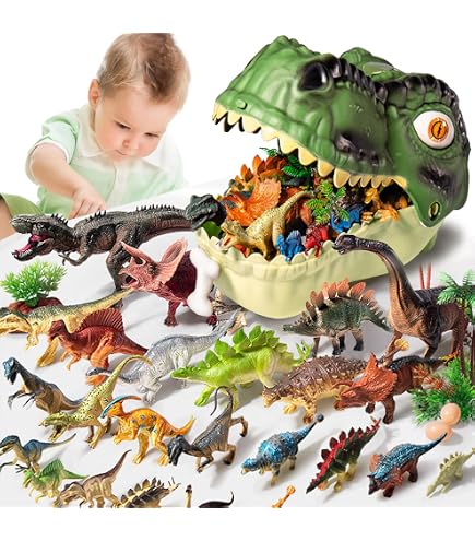 yoptote Jouet Enfant 2 Ans Electrique Dinosaure Jouet Qui Pondent Automatiquement des œufs Tyrannosaurus Rex Figurine Dinosaures Animaux Jeux Enfant Cadeau Jouet Garcon Fille 2 3 4 5 Ans