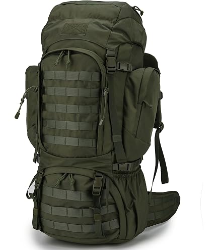 HUNTVP 55L Militärrucksack – Wasserdicht, Mit MOLLE-System, Großes Fassungsvermögen Für Trekking & Camping